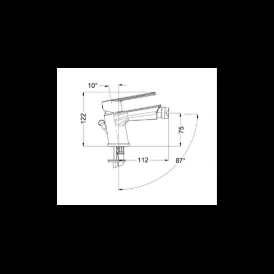 Μπαταρία Μπιντέ Αναμεικτική Eurorama Klint Chrome 142360-100 Χρωμέ Μπαταρία Μπιντέ Αναμεικτική Eurorama Klint Chrome 142360-100 Χρωμέ